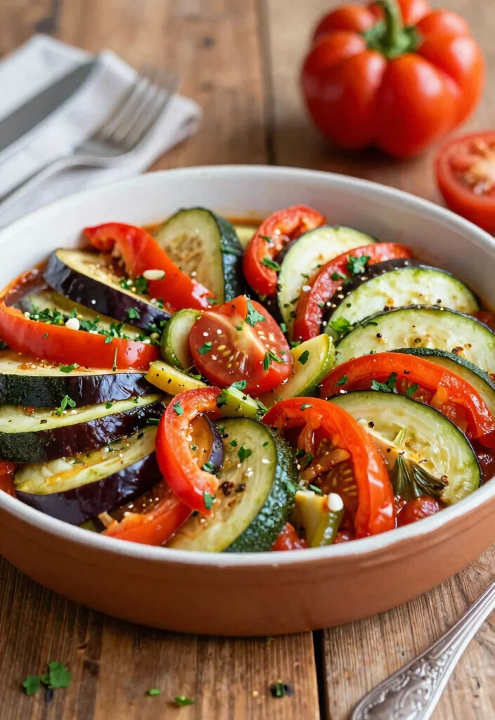 12 Vegetarian Crockpot Recipes for Families 5. Ratatouille 0