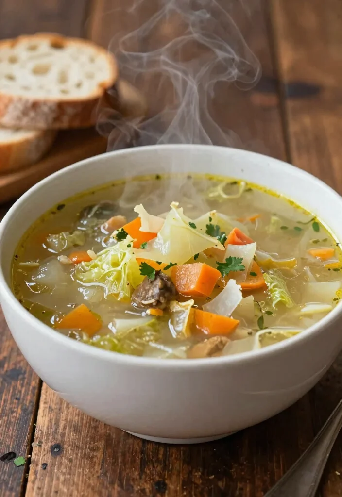 12 Vegetarian Crockpot Recipes for Hands Off Cooking 10. Cabbage and Sausage Soup 0