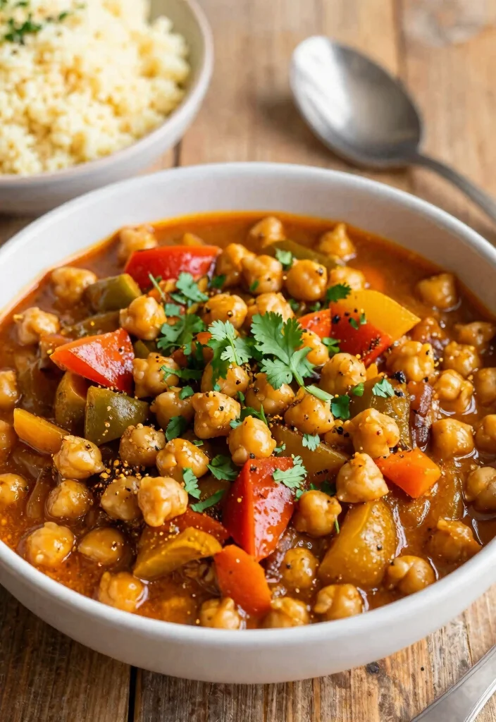 12 Vegetarian Crockpot Recipes for Hands Off Cooking 6. Moroccan Chickpea Stew 0