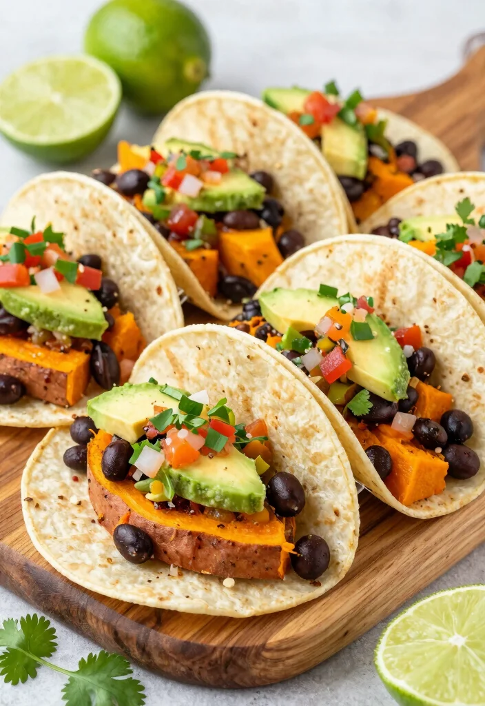 12 Vegetarian Crockpot Recipes for Hands Off Cooking 7. Sweet Potato and Black Bean Tacos 0