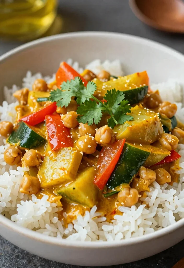 12 Vegetarian Crockpot Recipes for Hands Off Cooking 9. Thai Coconut Curry 0