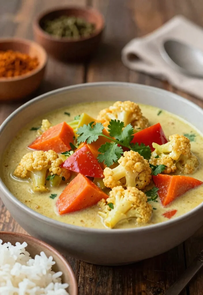 12 Vegetarian Dinner Recipes for Weeknights 9. Vegetable Curry 0