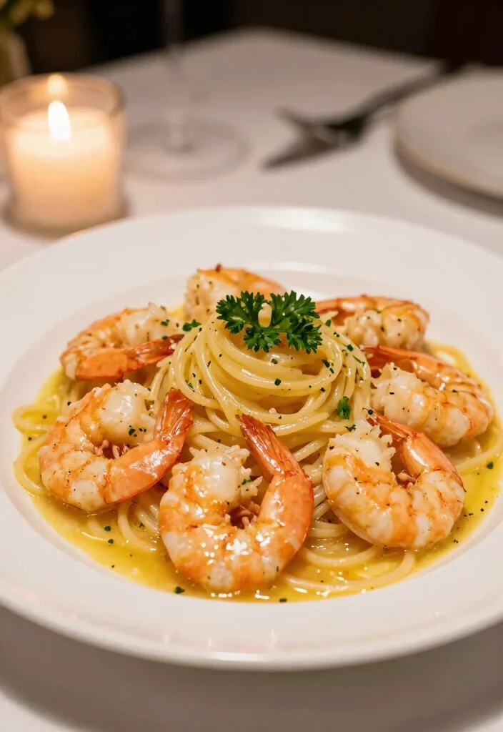 12 Vegetarian Pasta Recipes for Comfort Food 12. Garlic Butter Shrimp and Pasta 0