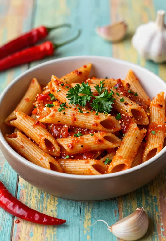 12 Vegetarian Pasta Recipes for Comfort Food 5. Spicy Arrabbiata Penne 0