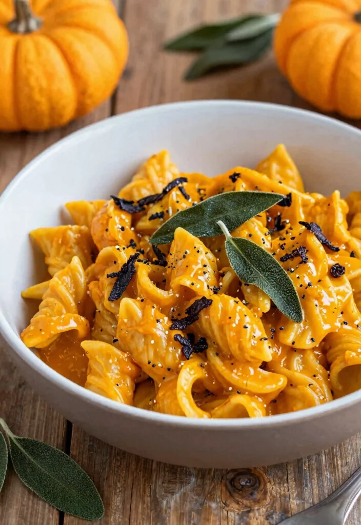 12 Vegetarian Pasta Recipes for Comfort Food 8. Butternut Squash and Sage Pasta 0