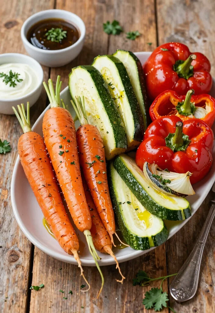 12 Vegetarian Potluck Recipes for Sharing 24 12 Vegetarian Potluck Recipes for Sharing 4. Roasted Vegetable Platter 0