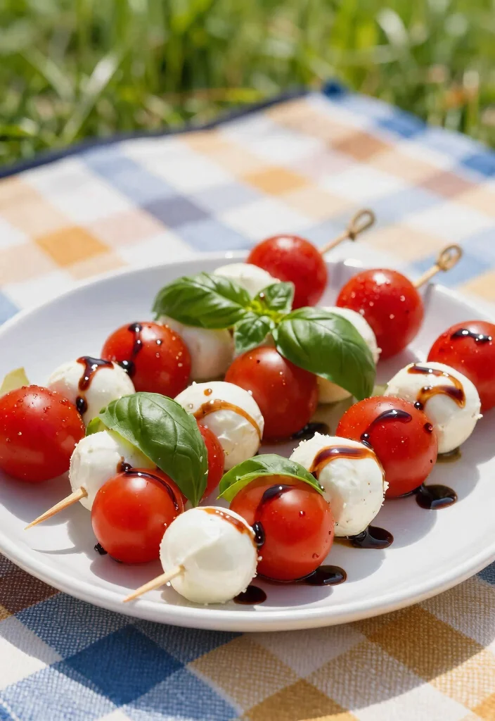 12 Vegetarian Potluck Recipes for Sharing 25 12 Vegetarian Potluck Recipes for Sharing 5. Caprese Skewers 0