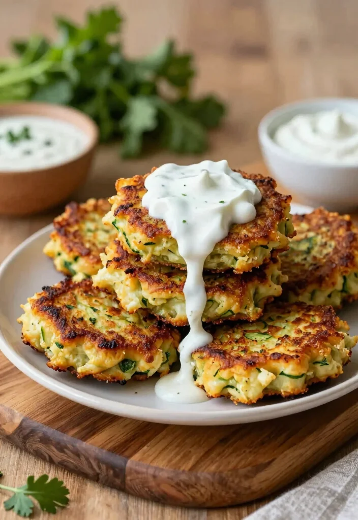 12 Vegetarian Potluck Recipes for Sharing 37 12 Vegetarian Potluck Recipes for Sharing 7. Zucchini Fritters 0