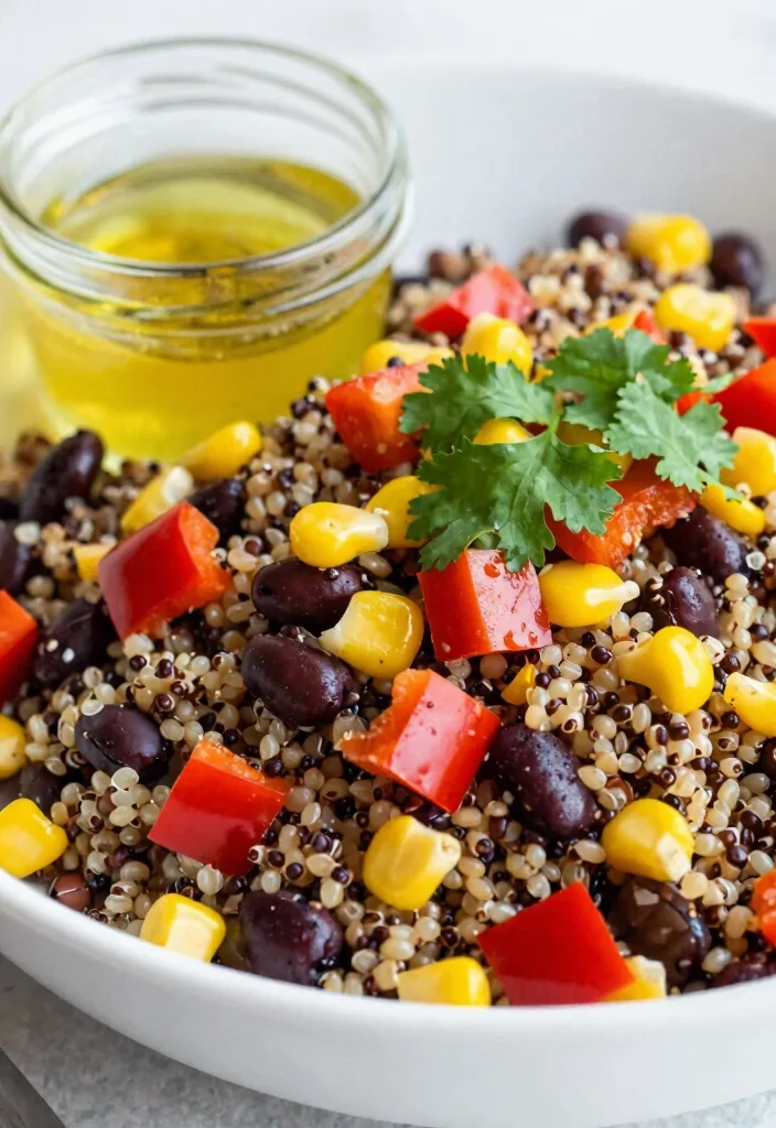 12 Vegetarian Protein Recipes for Strong Meals 1. Quinoa and Black Bean Salad 0