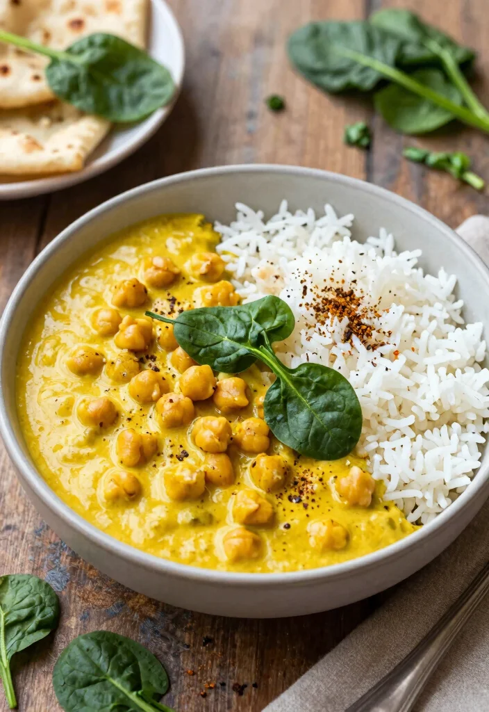 12 Vegetarian Recipes for Everyday Cooking 12. Coconut Chickpea Curry 0