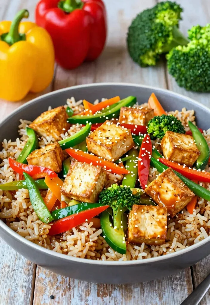 12 Vegetarian Recipes for Everyday Cooking 4. Vegetable Stir fry with Tofu 0