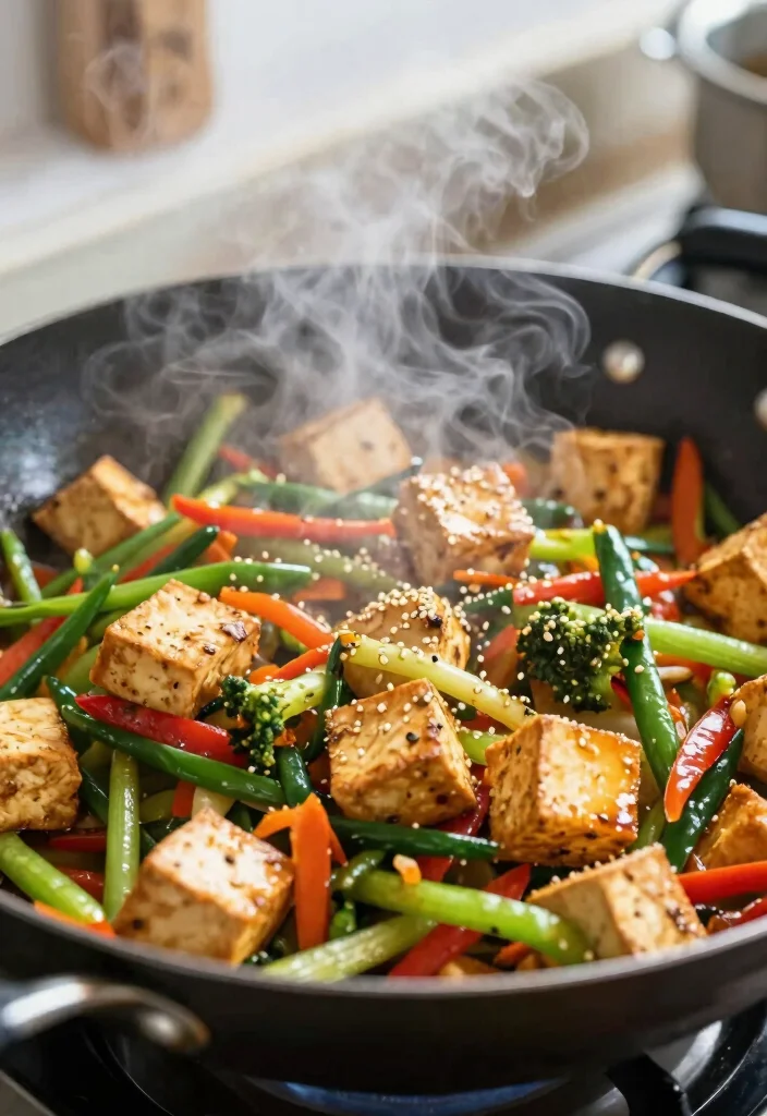 12 Vegetarian Recipes for Simple Meatless Cooking 5. Veggie Packed Stir Fry 0