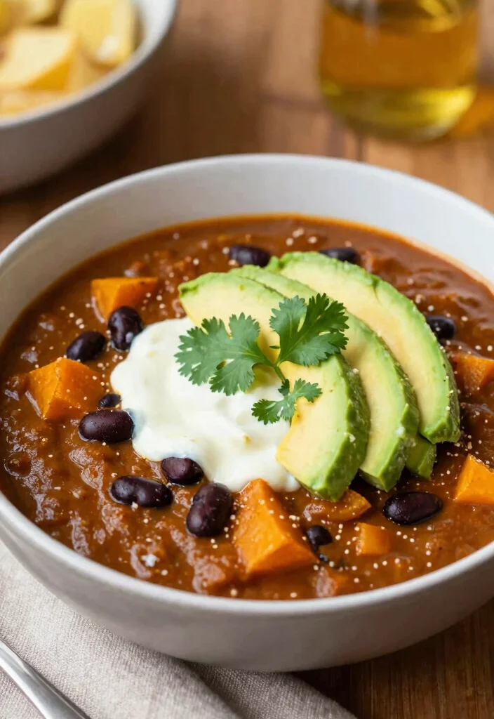12 Vegetarian Recipes for Simple Meatless Cooking 8. Sweet Potato and Black Bean Chili 0