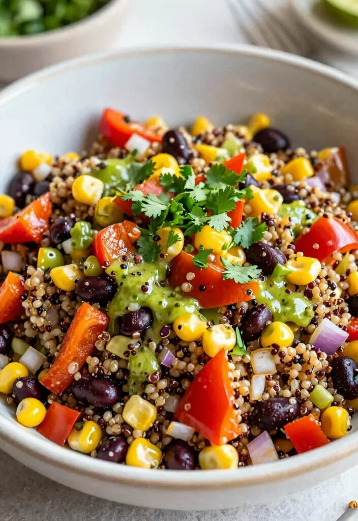 12 Vegetarian Salad Recipes for Light Meals 1 12 Vegetarian Salad Recipes for Light Meals 1. Quinoa Black Bean Salad 0