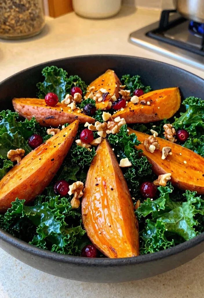 12 Vegetarian Salad Recipes for Light Meals 51 12 Vegetarian Salad Recipes for Light Meals 11. Sweet Potato Kale Salad 0