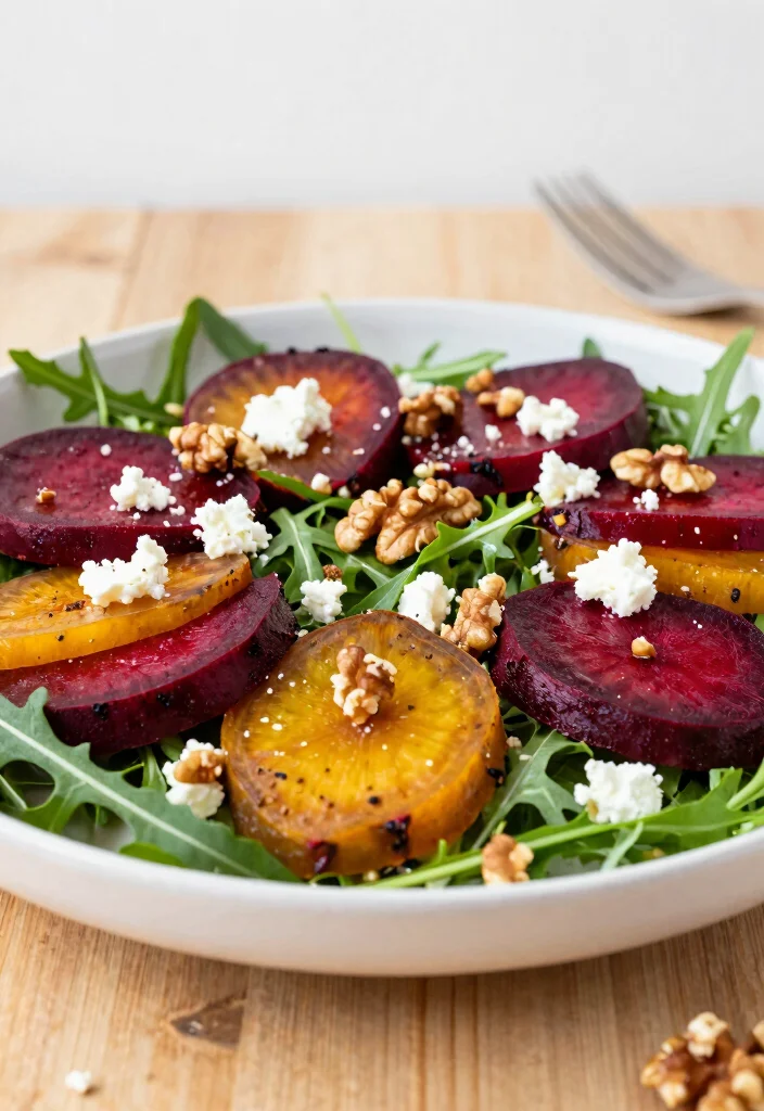 12 Vegetarian Salad Recipes for Light Meals 15 12 Vegetarian Salad Recipes for Light Meals 5. Roasted Beet Salad with Goat Cheese 0