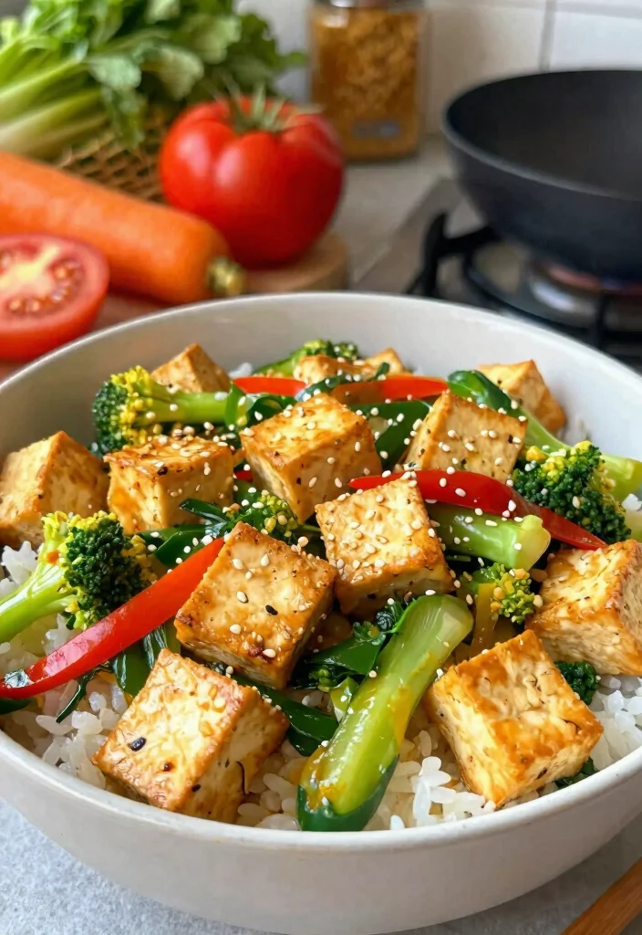 12 Vegetarian Slow Cooker Recipes for Easy Meals 10. Vegetable and Tofu Stir Fry 0