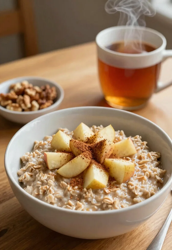 12 Vegetarian Slow Cooker Recipes for Easy Meals 12. Apple Cinnamon Oatmeal 0