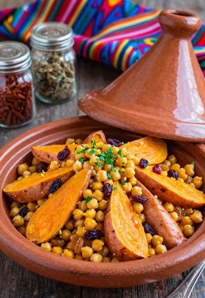 12 Vegetarian Slow Cooker Recipes for Easy Meals 5. Sweet Potato and Chickpea Tagine 0