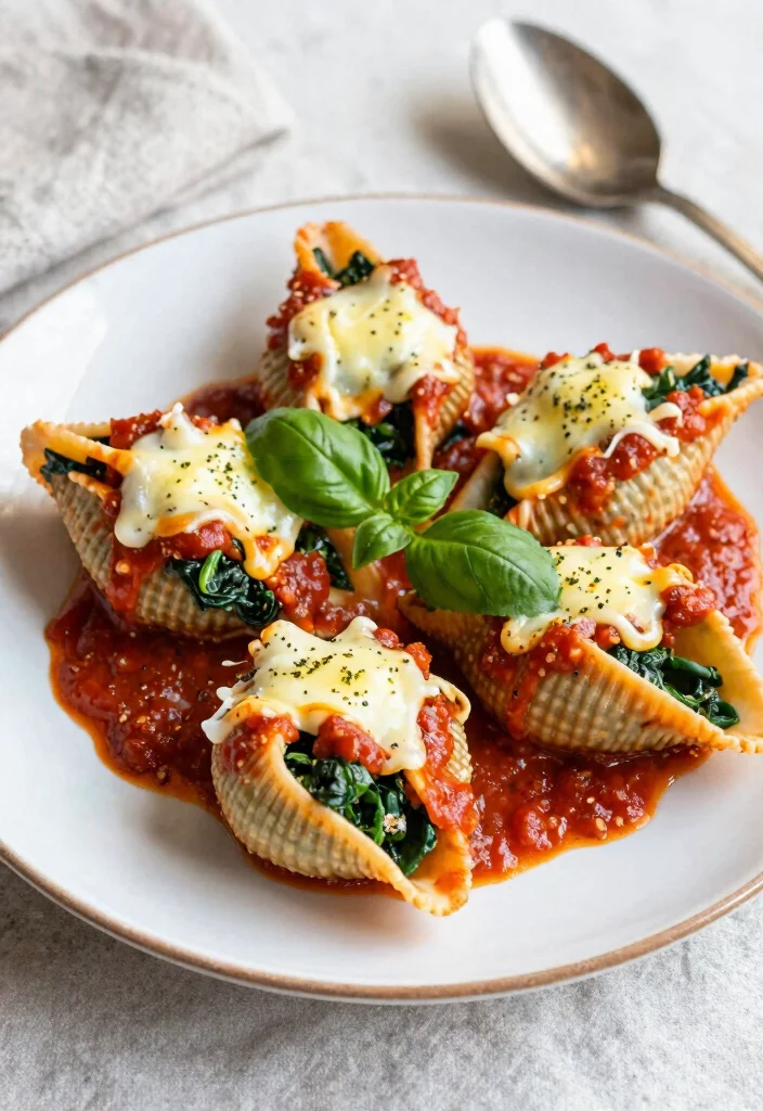 12 Vegetarian Slow Cooker Recipes for Easy Meals 7. Spinach and Ricotta Stuffed Shells 0