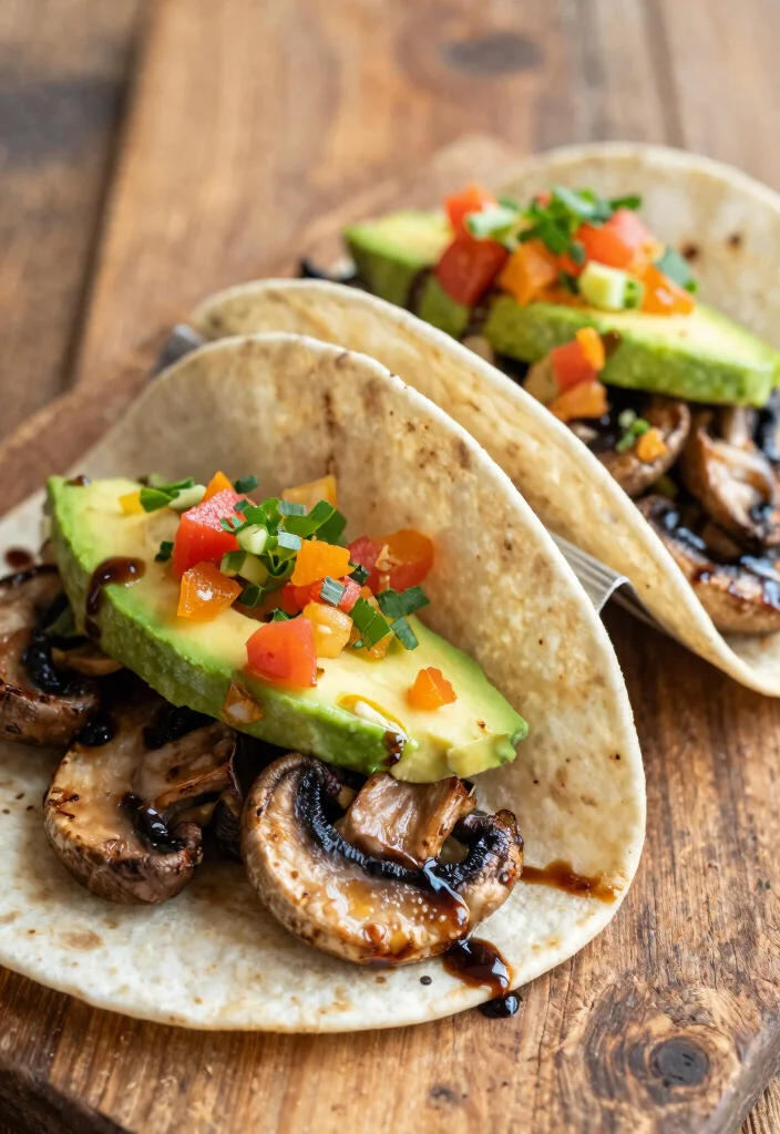12 Vegetarian Taco Recipes for Meatless Nights 7. Portobello Mushroom Tacos 0