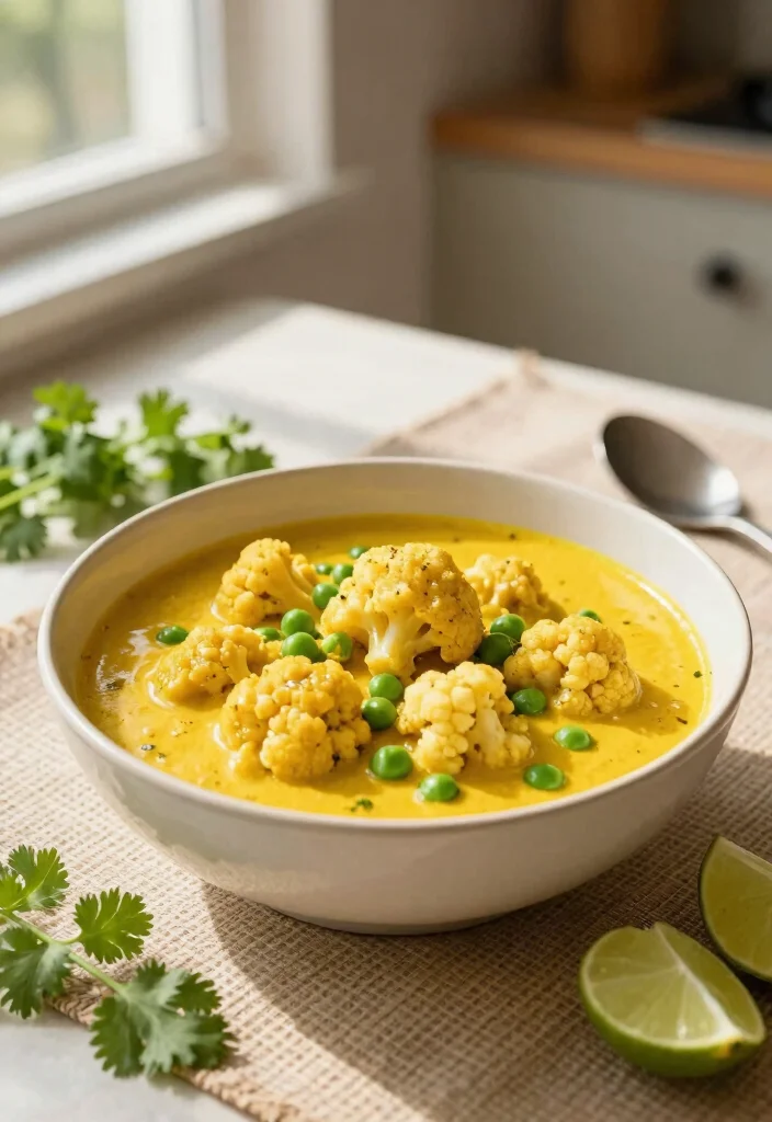 12 Vegetarian Thai Curry Recipes with Bold Spice 24 12 Vegetarian Thai Curry Recipes with Bold Spice 4. Yellow Curry with Cauliflower and Peas 0