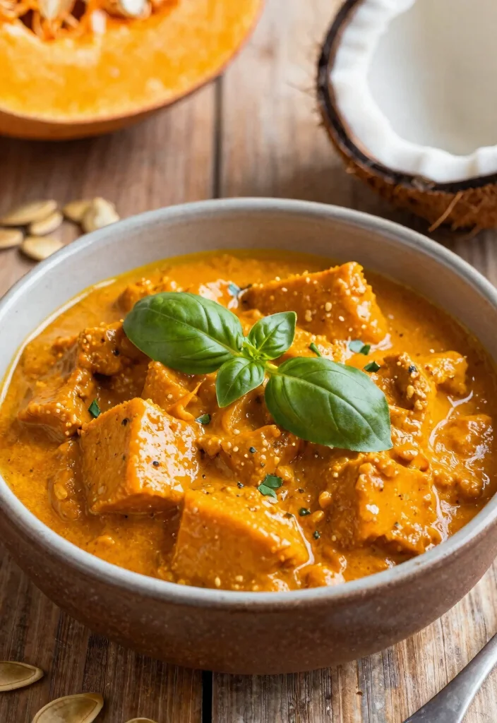 12 Vegetarian Thai Curry Recipes with Bold Spice 25 12 Vegetarian Thai Curry Recipes with Bold Spice 5. Thai Pumpkin Curry with Coconut Milk 0