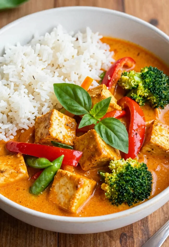 12 Winter Vegetarian Recipes for Cozy Nights 40 12 Winter Vegetarian Recipes for Cozy Nights 10. Thai Red Curry with Tofu and Vegetables 0