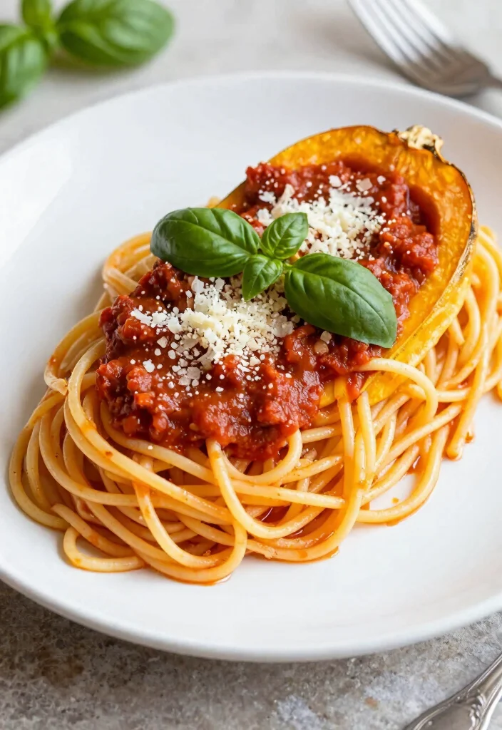 12 Winter Vegetarian Recipes for Cozy Nights 51 12 Winter Vegetarian Recipes for Cozy Nights 11. Spaghetti Squash with Marinara Sauce 0