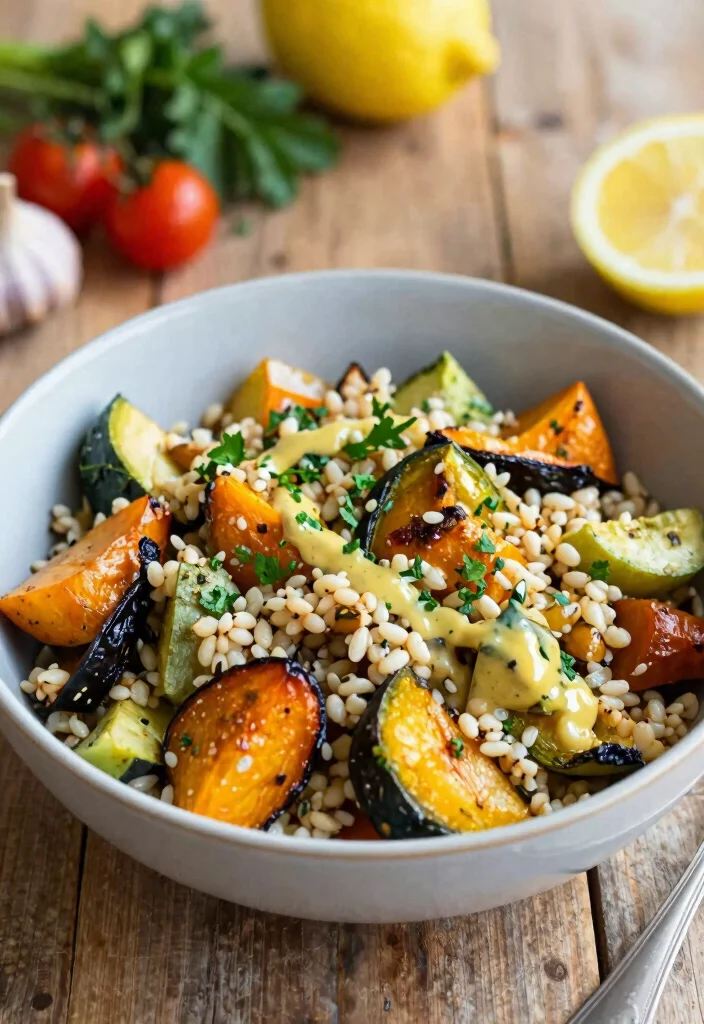 12 Winter Vegetarian Recipes for Cozy Nights 62 12 Winter Vegetarian Recipes for Cozy Nights 12. Winter Vegetable and Barley Salad 0