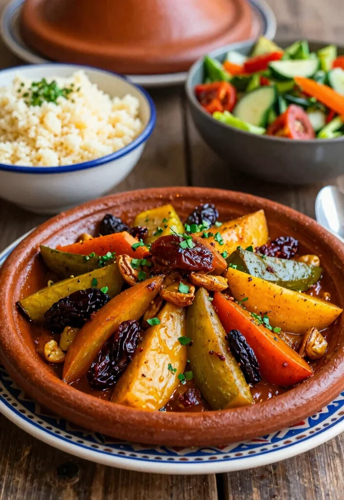 12 Winter Vegetarian Recipes for Cozy Nights 5 12 Winter Vegetarian Recipes for Cozy Nights 5. Moroccan Spiced Vegetable Tagine 0