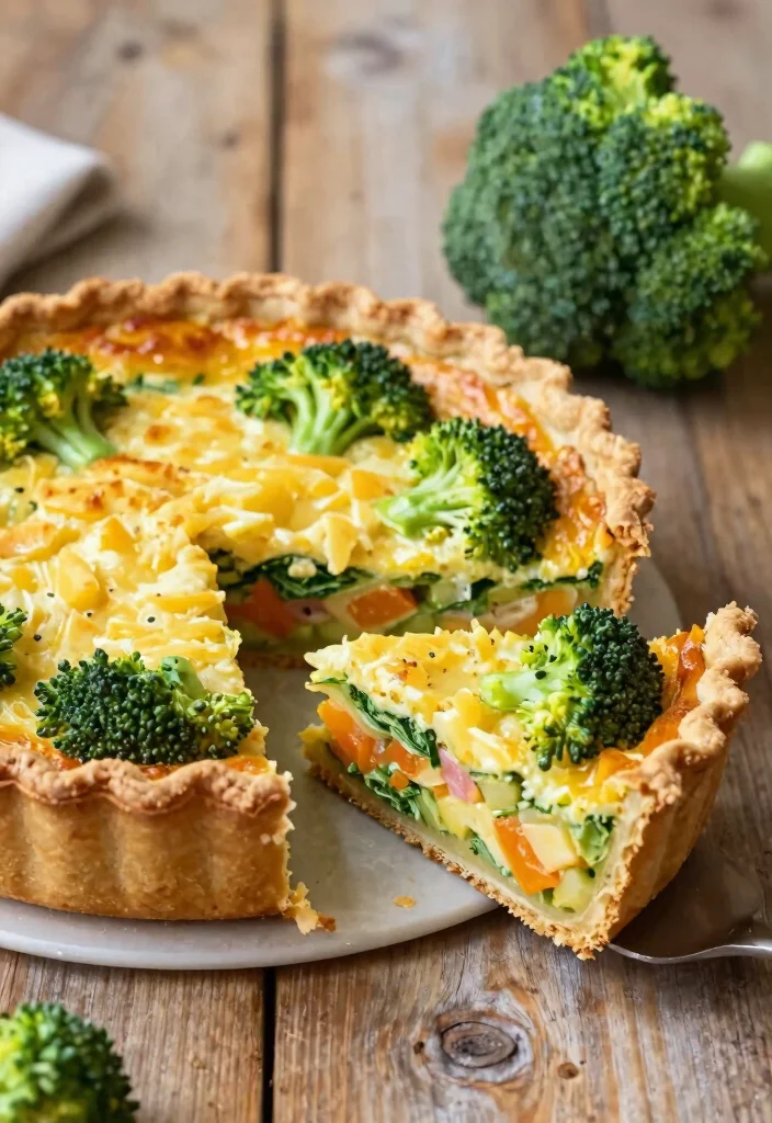 14 Best Vegetarian Recipes for Everyday Meals 62 14 Best Vegetarian Recipes for Everyday Meals 12. Broccoli Cheddar Quiche 0