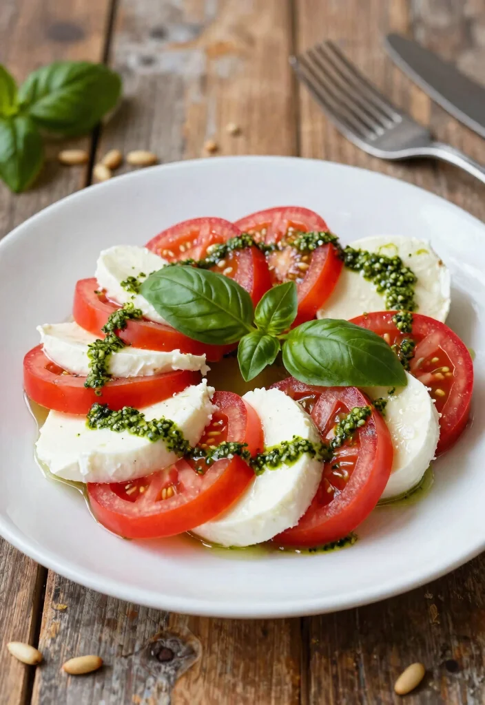 14 Best Vegetarian Recipes for Everyday Meals 25 14 Best Vegetarian Recipes for Everyday Meals 5. Caprese Salad with Pesto 0