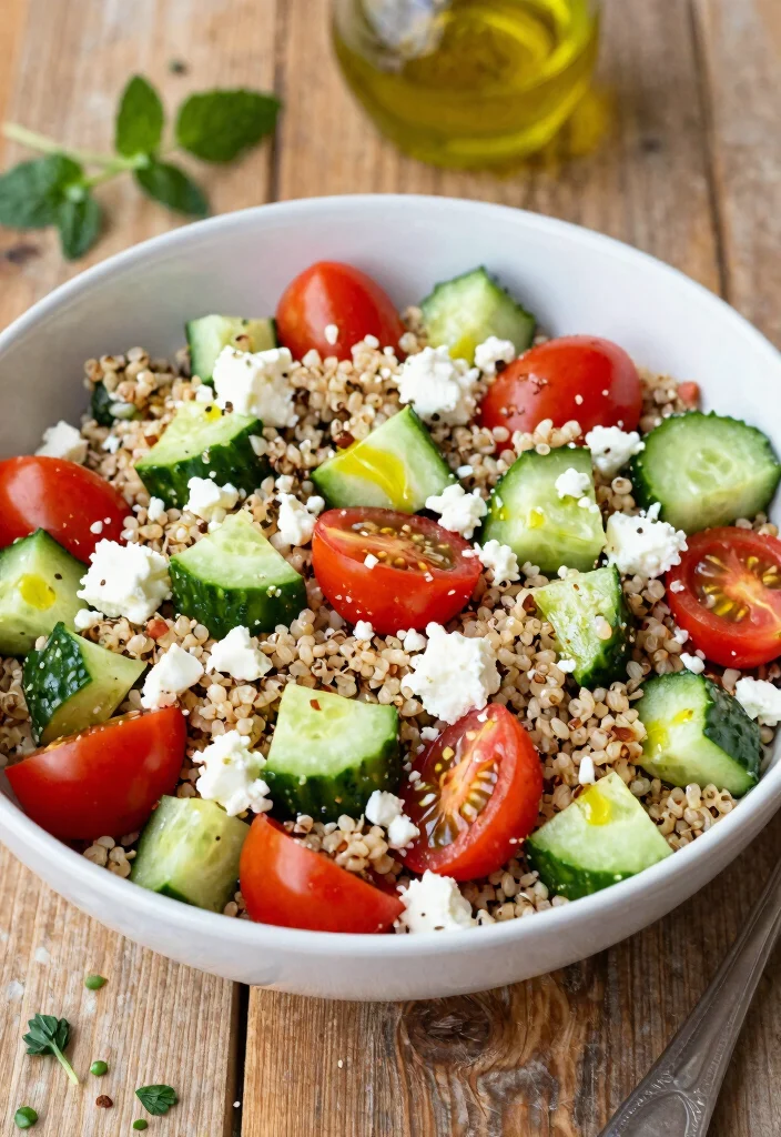 14 Best Vegetarian Recipes for Everyday Meals 47 14 Best Vegetarian Recipes for Everyday Meals 7. Mediterranean Quinoa Salad 0