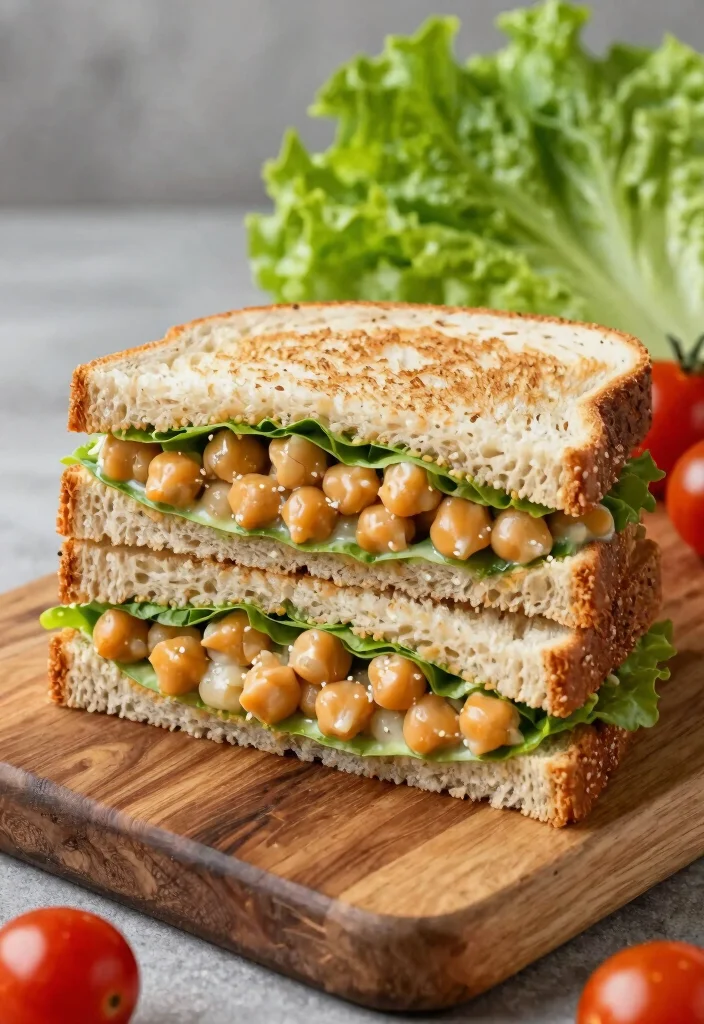 14 Healthy Recipes for Balanced Everyday Eating 10. Chickpea Salad Sandwich 0