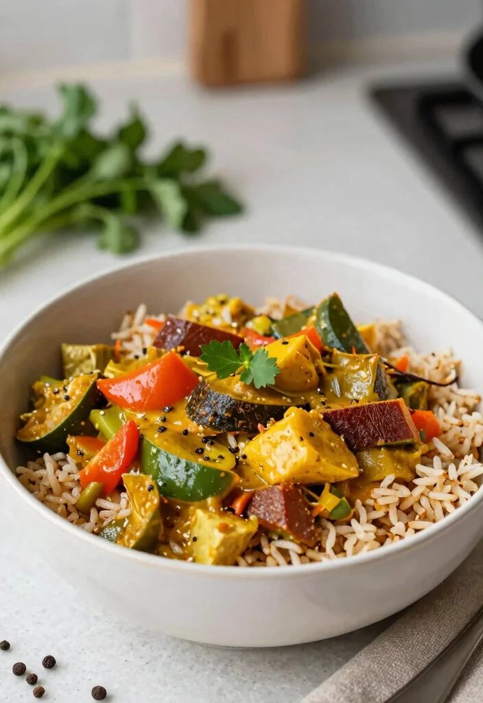 14 Healthy Recipes for Balanced Everyday Eating 14. Coconut Curry with Vegetables 0