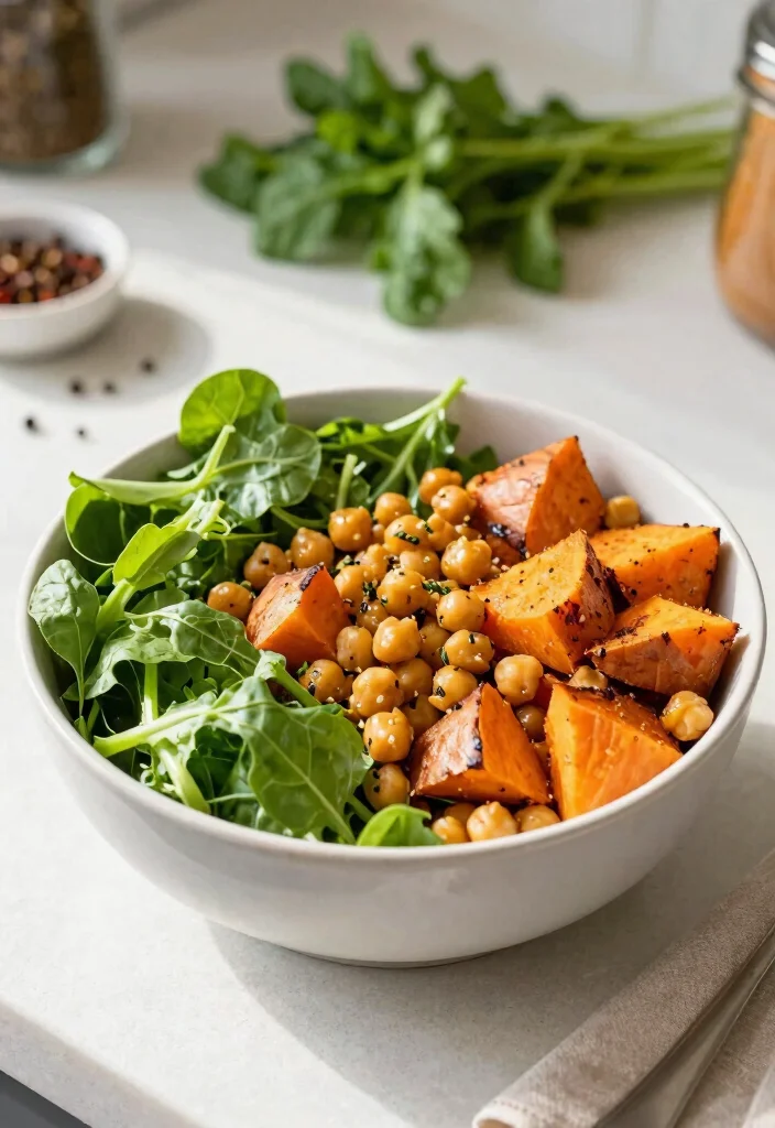 14 Healthy Recipes for Balanced Everyday Eating 2. Sweet Potato Chickpea Buddha Bowl 0