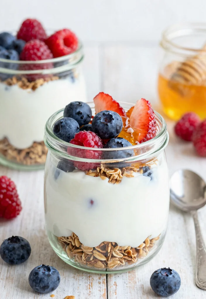 14 Healthy Recipes for Balanced Everyday Eating 6. Greek Yogurt Parfait 0