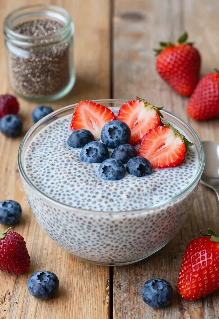 14 Healthy Recipes for Balanced Everyday Eating 8. Berry Chia Seed Pudding 0