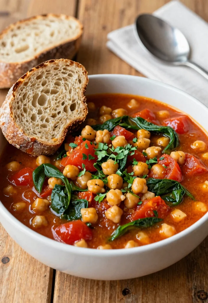 14 Recipes for Healthy Everyday Meals 13 14 Recipes for Healthy Everyday Meals 3. Spicy Chickpea Spinach Stew 0