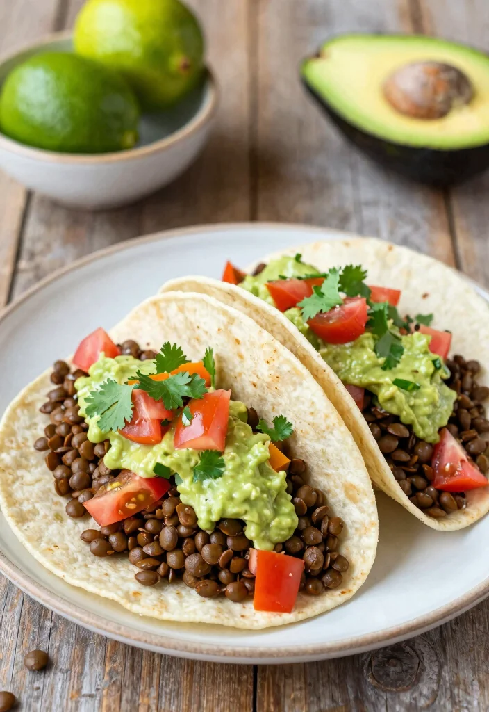 14 Recipes for Healthy Everyday Meals 37 14 Recipes for Healthy Everyday Meals 7. Lentil Tacos with Avocado Sauce 0