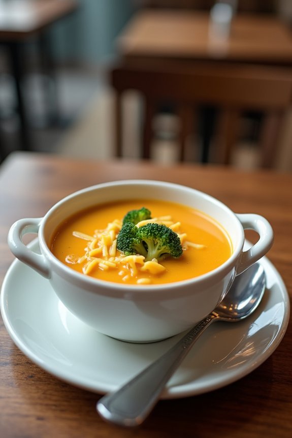 ask about broth and vegetarian status