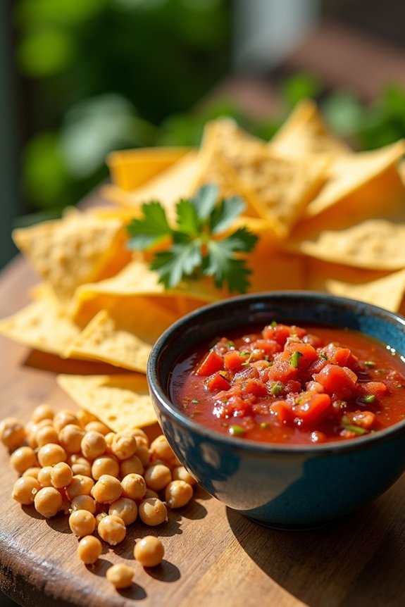 chips replaced with veggie sticks