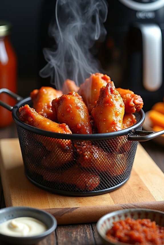 crispy keto air fried wings
