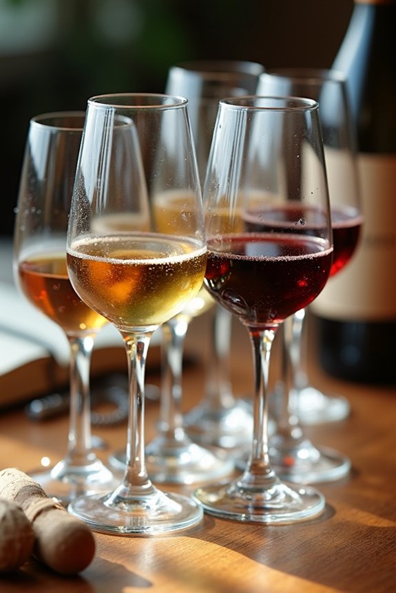 five main dessert wine types listed