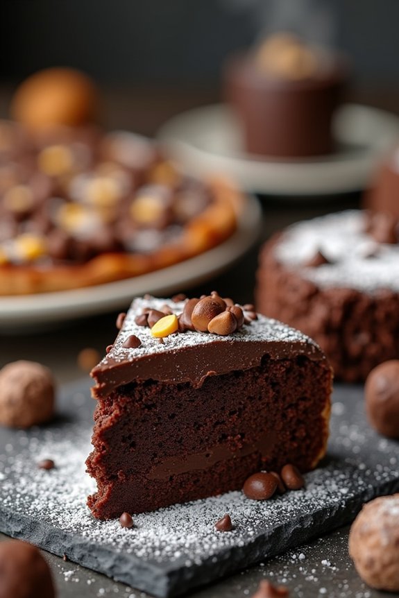 fudgy brownie crust ganache