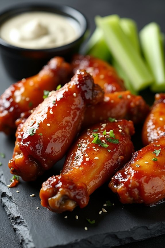 hidden carbs in wings breading sauces