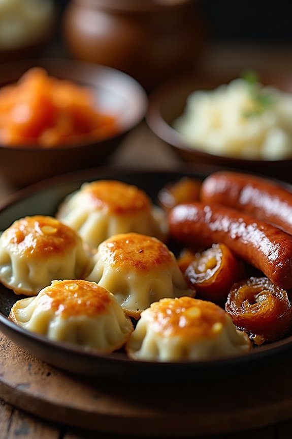 7 Best Side Dishes to Serve With Perogies for Dinner 1 kielbasa pierogies caramelized onions