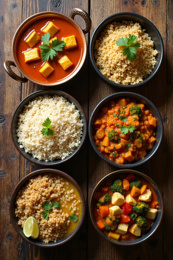 nutritious indian dishes selection