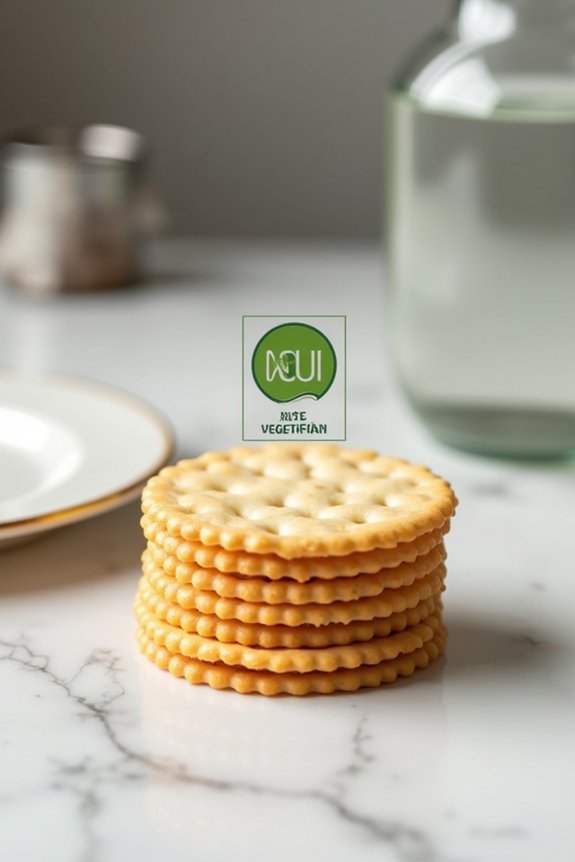 What Makes Ritz Crackers Vegetarian or Not? 4 ou d indicates dairy in snacks like ritz crackers